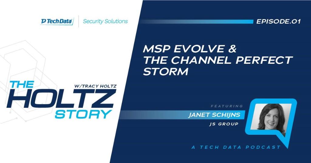 We’re excited to announce Tech Data’s Tracy Holtz is launching The Holtz Story podcast. On it, she covers the biggest trends in #cybersecurity. Listen to her first episode with Janet Schijns, where they discuss MSP Evolve and the “Channel Perfect Storm.” ms.spr.ly/6019Vpptc