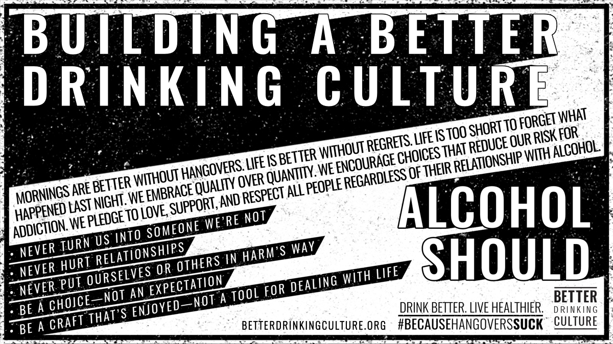 BDC is rooted is love, compassion, and grace for ourselves and our friends. #AlcoholAwarenessMonth #mindfulness #BecauseHangoversSuck
