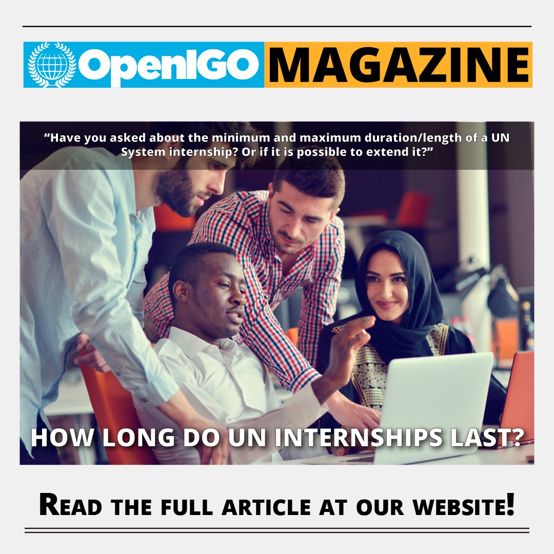 openigonetwork's tweet photo. 👉Want to read the full article? access our online magazine at: 
https://t.co/IimvAnkkNF
.
.
#OnlineMagazine #OpenIGO #Internships #UNInternships #UN #OpenIGOMagazine https://t.co/S8LK6y6k0v