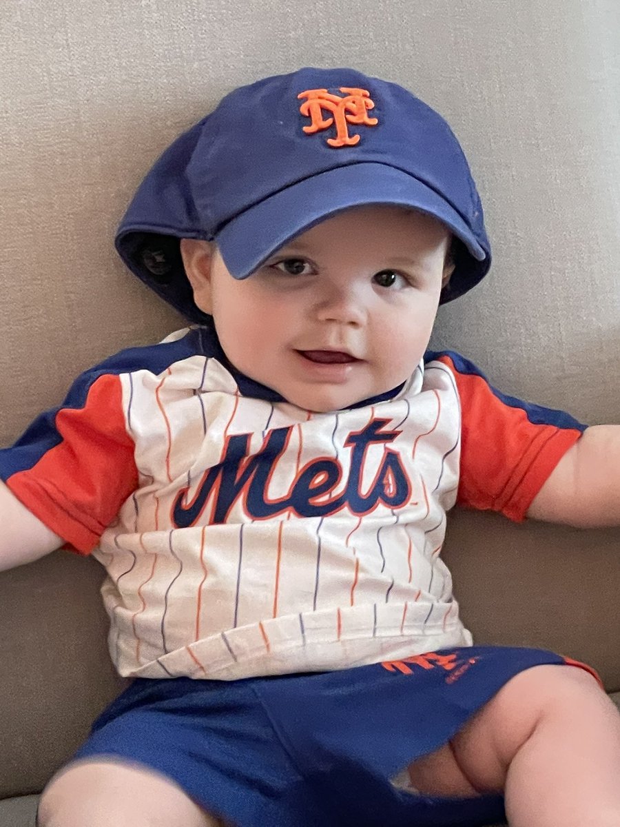 LDLoeb's tweet photo. Announcing @StevenACohen2 has secured Center Field for the 2040s (or the Pitching staff, he’s only 7 months old) with the futures signing of A.M. Loeb!

A.M. is looking forward to playing with his new teammates. Initially in the sandbox, but ultimately on the field.

#LGM https://t.co/XeIfzfoWc3