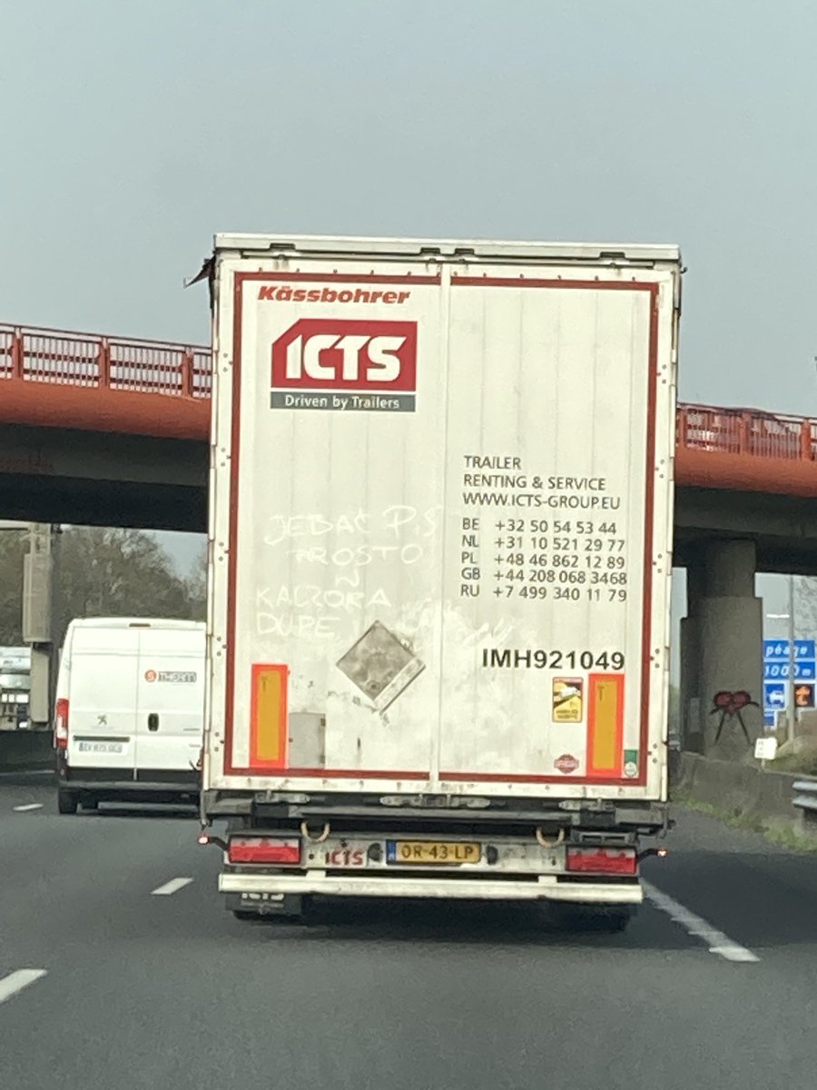 A tymczasem na A1 Paryż-Lille... 💪🏻💪🏻💪🏻😎