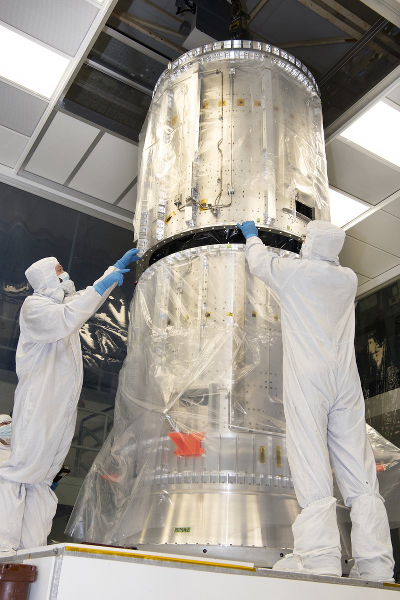 EuropaClipper's tweet photo. Jupiter’s ocean moon Europa calls out for exploration – and we’re building just the right ship to take us there. A detailed review has confirmed we're ready to complete hardware fabrication, and move toward assembling our spacecraft and its instruments: https://t.co/2tRB3we9U4 https://t.co/eWVTmHtgcC