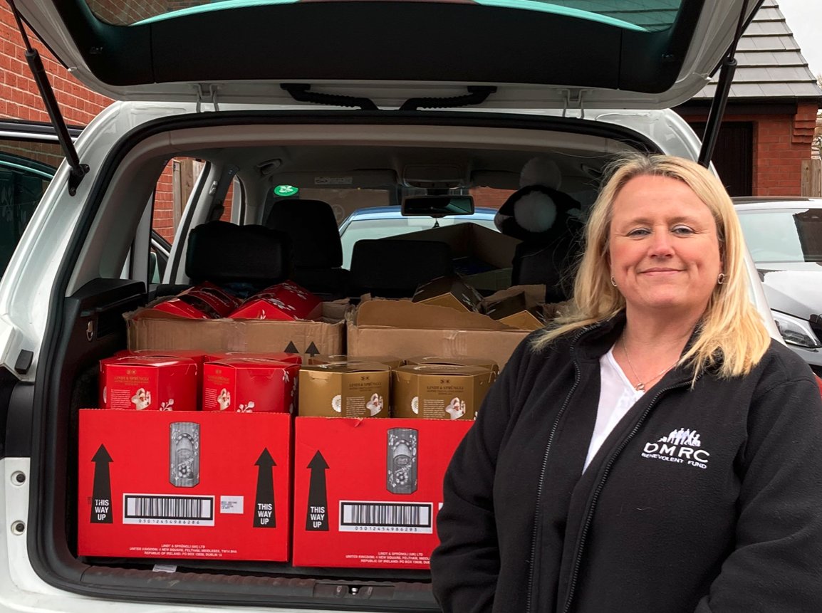 P_H_Design's tweet photo. The Easter eggs have been delivered to the Defence Medical Rehabilitation Centre! We hope you like them 
@dmrc_benfund! #HappyEaster #partner 🐣 https://t.co/hTM6ZLGswh