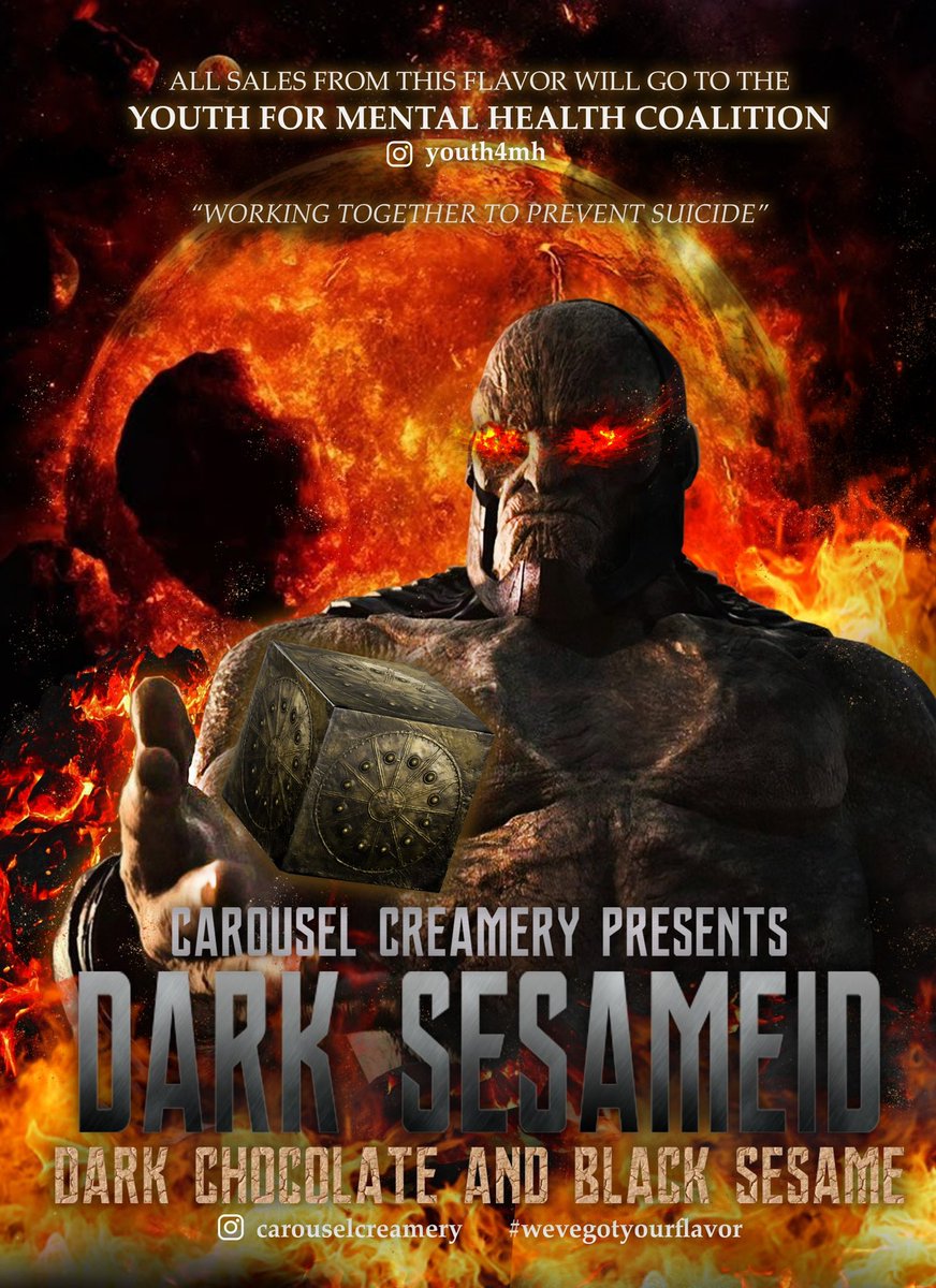 101_flavors's tweet image. All proceeds of Dark 🍫🌑Sesameid flavor will go to @youth4mh Working together to prevent suicide is their motto. Thank you @gabeegetscreative for the poster and @giasison for your help

#MoveforMH  #Y4MH #MoveForMentalHealth #HelpIsHere #UsapTayo #MayKaramayKa #SuicidePrevention