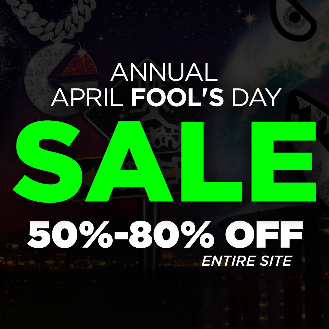 Ethika on X: Our annual April Fool's day sale is live! Available