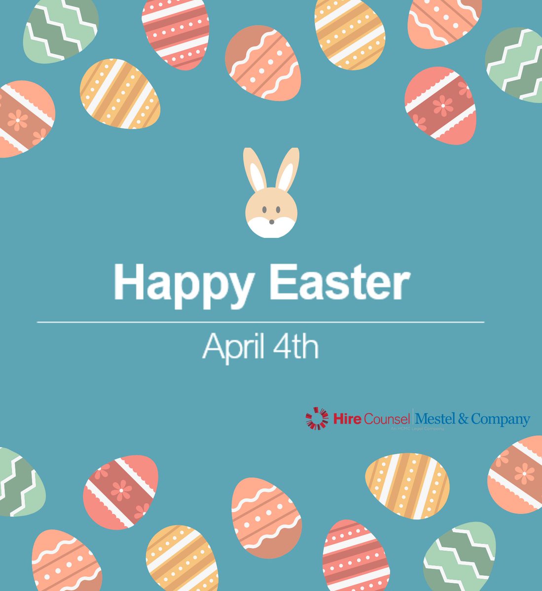 MestelCompany's tweet photo. To those that celebrate, Happy Easter from Mestel &amp; Company

#HCMCLegal #anythingbutordinary #UnrivaledOpportunity https://t.co/pNFBU8nmay