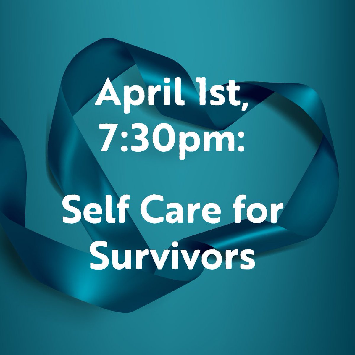 We’re trying something new for Sexual Assault Awareness Month this year!
Connect with other survivors and chat about the topic for the night. Tonight is Self-Care for Survivors. Make sure you register to get the zoom link! DM us if you have ?s
Link in bio #SAAM2021
