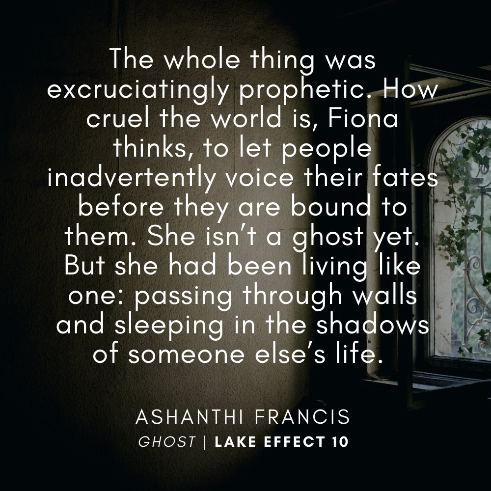 10_effect's tweet image. There's just one week until launch!! To celebrate, meet Ashanthi Francis, another contributor to Lake Effect 10, and enjoy an except from her story, "Ghost."

@QueensCWRI