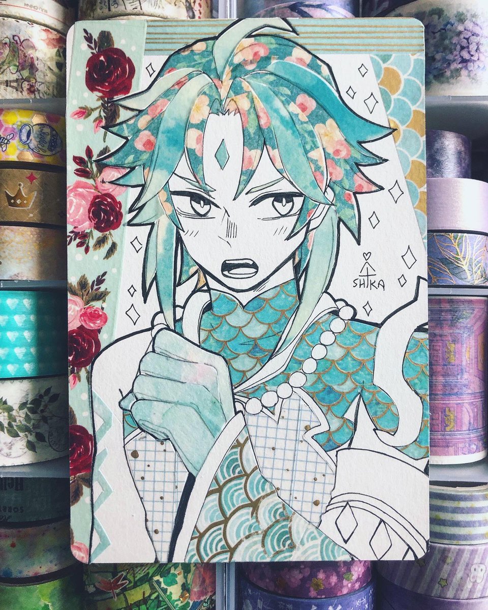 #GenshinImpact 
All the Xiao ////// 