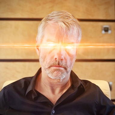 saylor's tweet photo. If you don't understand laser eyes, then you don't understand #Bitcoin. #LaserRayUntil100K https://t.co/fUgAI9Fc5y