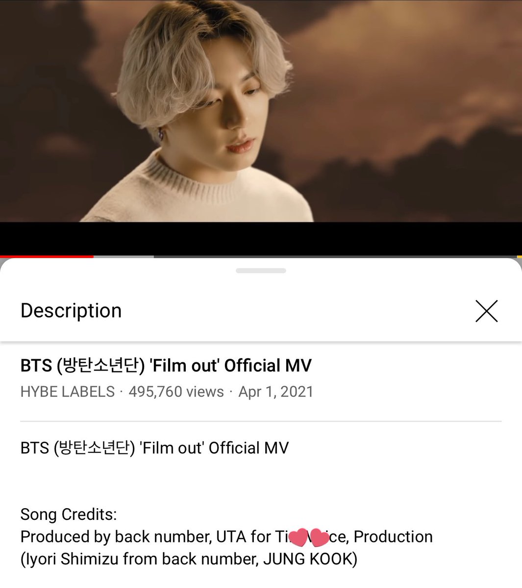 amane_jk97's tweet photo. Jungkookie😭💜I'm so proud of u thank u so much for this masterpiece u worked so hard I love it so much u looks so handsome makes my heartbeat so fast and now I get MV with your blonde hair I'm so happy💜💜💜
#ProudOfComposerJK #PRODJK #BLONDEJUNGKOOK #JJK #FilmOutbyBTS #FilmOut https://t.co/zyXlXjXlGz