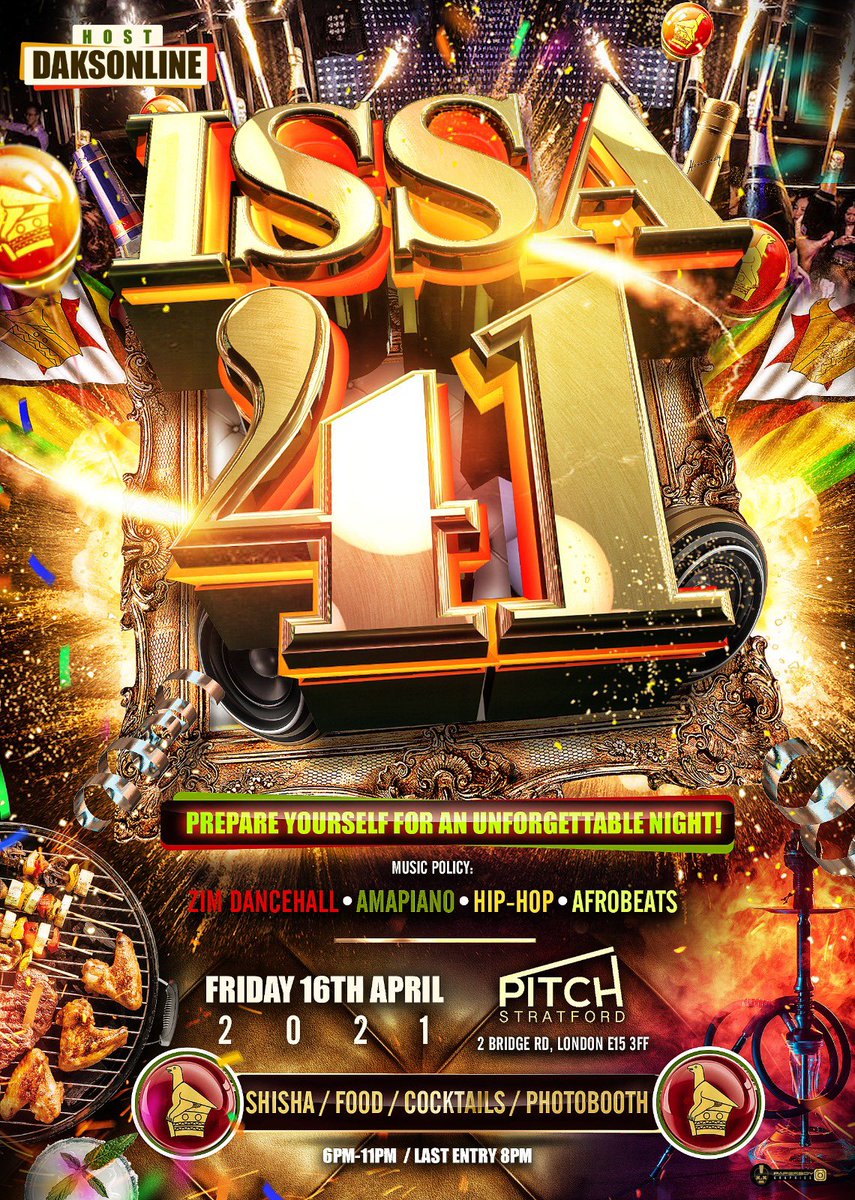 rated_eventss's tweet photo. BOTH dates have now sold out🥳
NO more tickets will be added❌
Thank you for all your support, we are looking forward to this lit weekend🙌🏽 #Zim41 #Issa41 https://t.co/WYLU3apPIv