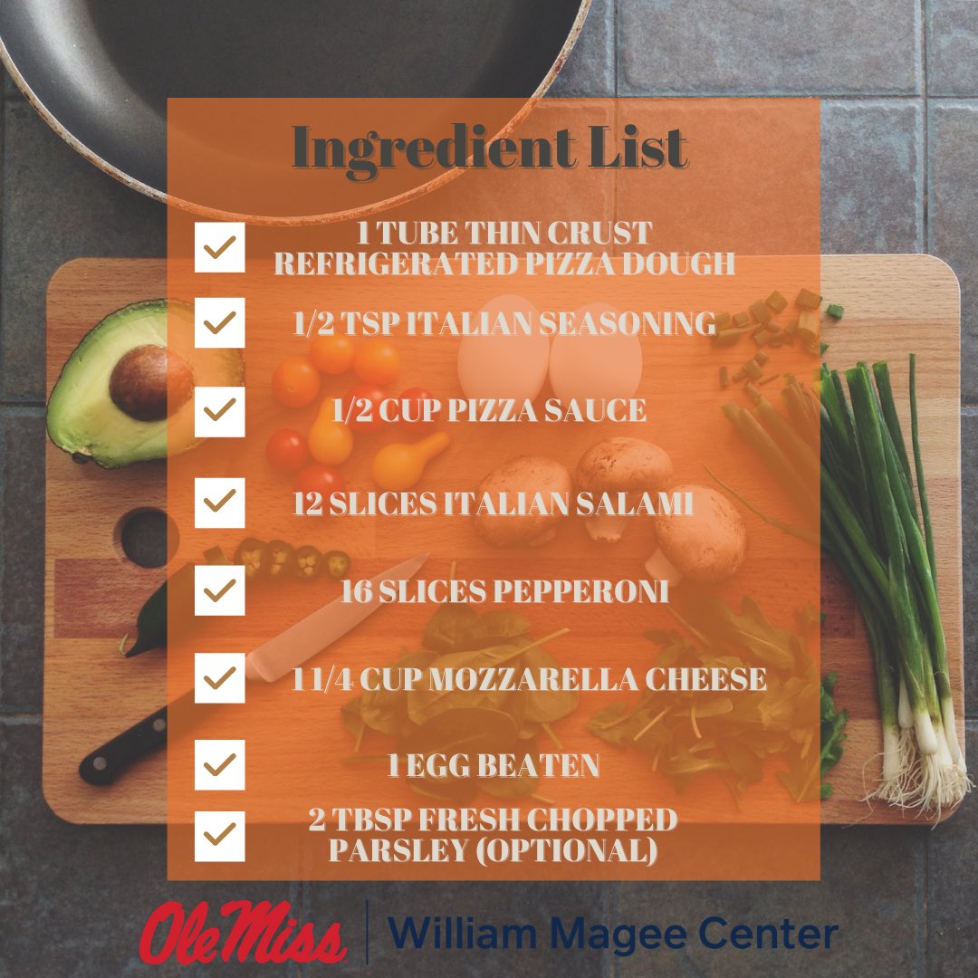 Whether you're a rookie chef or seasoned pro, join us IN THE KITCHEN for our next cooking class! 👨🏼‍🍳

Ten lucky participants will receive a bag of ingredients. Registration required. Link to register — olemiss.zoom.us/meeting/regist…