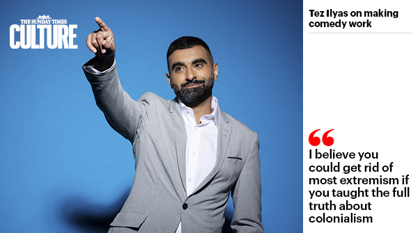 Tez Ilyas nearly joined MI5 and worked in the Home Office before finding comedy thetimes.co.uk/article/making…