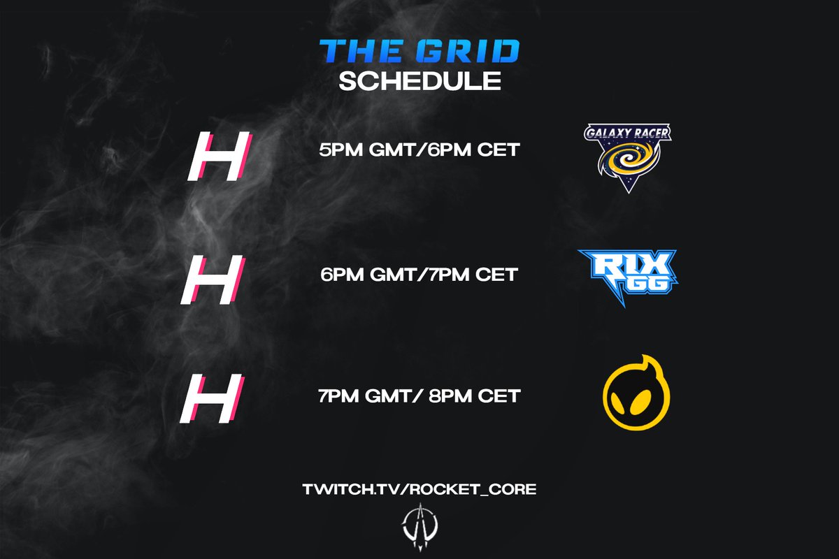 rocketcoregg's tweet image. After 2 great results on yesterday's broadcast, Howard is back to try and improve their position in #TheGrid 

They will now face off against @GalaxyRacerDxb 

Watch live at: twitch.tv/rocket_core