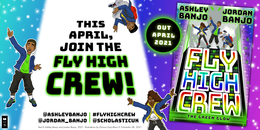 scholasticuk's tweet photo. "Ashley & Jordan have always been passionate about empowering young people and reaching them through the storytelling of dance." @AshleyBanjo @Jordan_Banjo
We are SO excited that #FlyHighCrew is Children's Book of the Month on @hivestores!
Find out more: https://t.co/vmSZmswgiJ https://t.co/xQxXTKjsIe