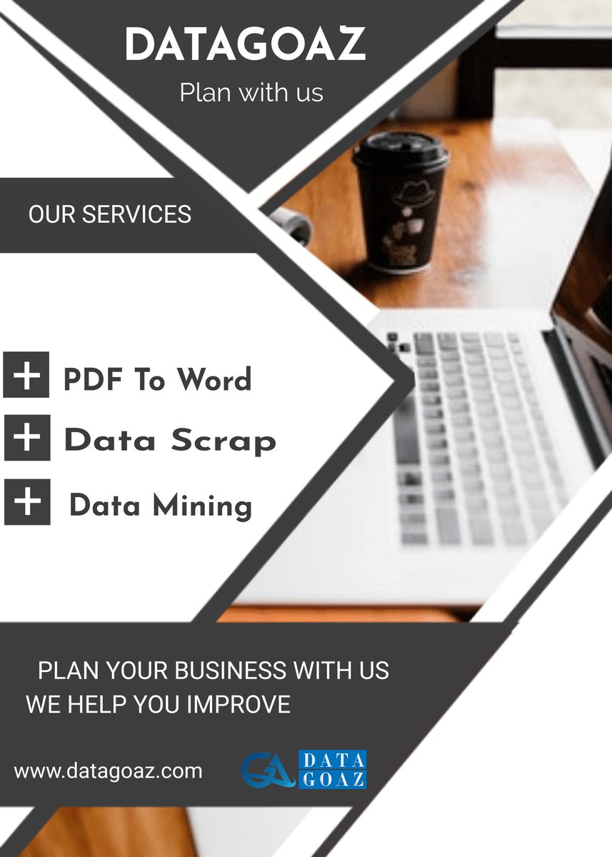 DataGoaz's tweet photo. Get your data stored in online databases by our team of highly skilled personnel specializing in data entry. https://t.co/SZLUWr4TKs

#dataentry #datascraping #pdftoword #datamining #californiadataentry #manualdataentry #businesssolution #helpyourbusiness #virtualassistant https://t.co/fdIBUUzLB6