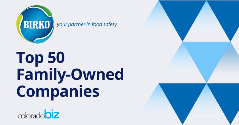 ColoradoBiz Magazine listed Birko as one of Colorado's Top 50 Family-Owned Companies. See the full list: bit.ly/3u2ajGg