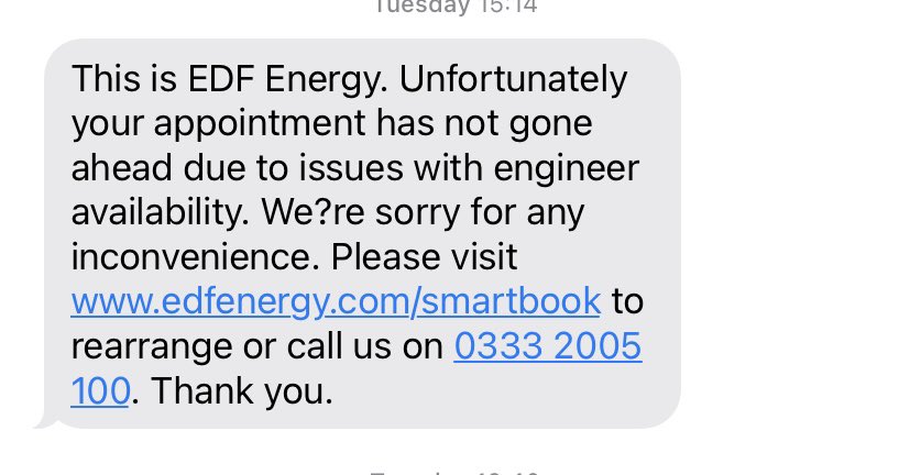 Nrs_Kethz's tweet photo. So this people are paying me £30 to apologise for not meeting up with my smart meter appointment even though I never said I was angry. What if I was now angry nko? 😂😂😂 https://t.co/JvwLzCxeW8