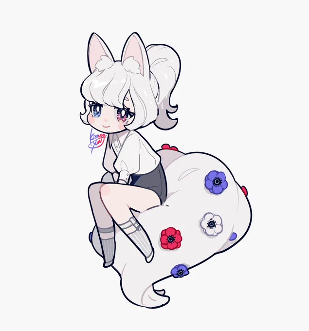 白狐ちゃん
#創作 