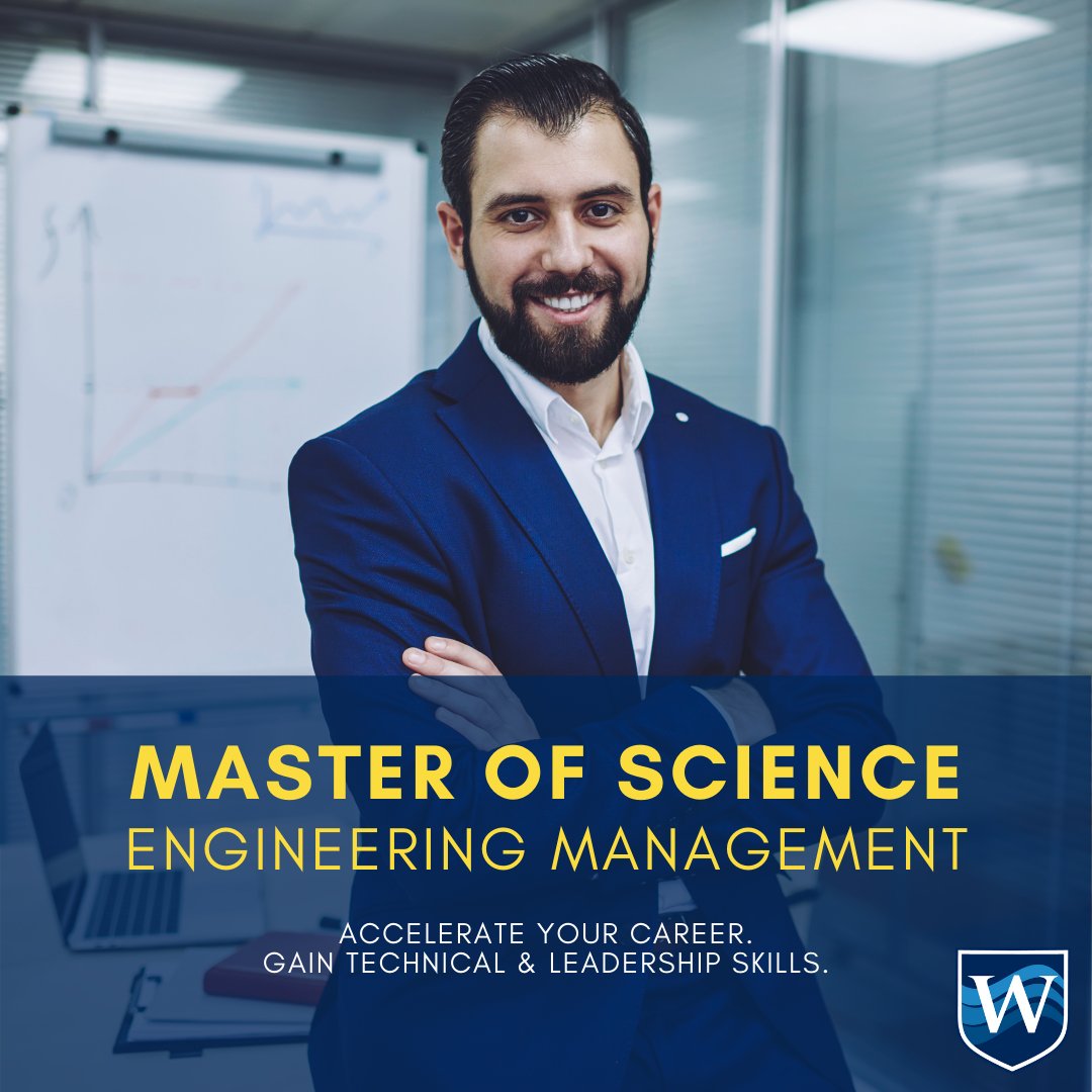 WestcliffU's tweet photo. Accelerate your career. Gain technical & leadership skills in our MSEM program. Learn more about it at https://t.co/icccAPTRh5. #MSEM #MSEMProgram #WUProgram #Engineering #Management https://t.co/vG7uf8Q94t