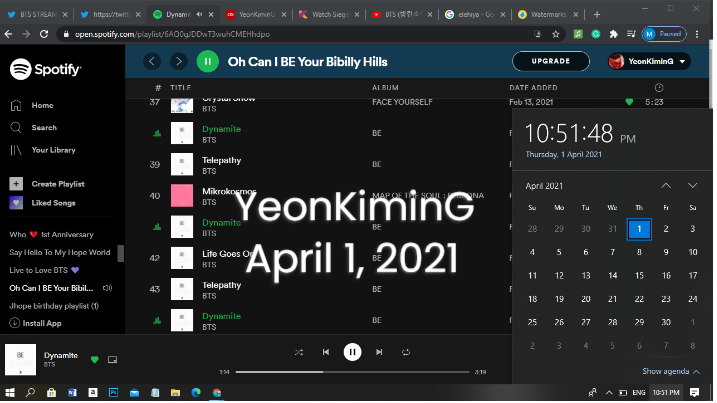 YeonkiminG's tweet photo. @BTSStreamToWin @BTS_twt @Ashlyn_BTS Day 3 #StreamBEBTSTW @elmarieachii https://t.co/5JwxPGk17l