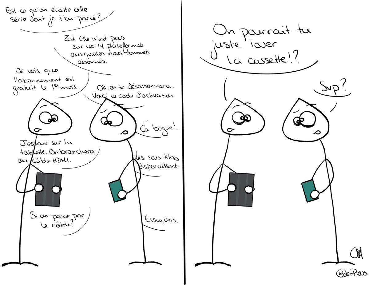 DesPlous's tweet photo. Louer la cassette

#cassette #çabogue #illustration #bd https://t.co/qEL3FyTMFo