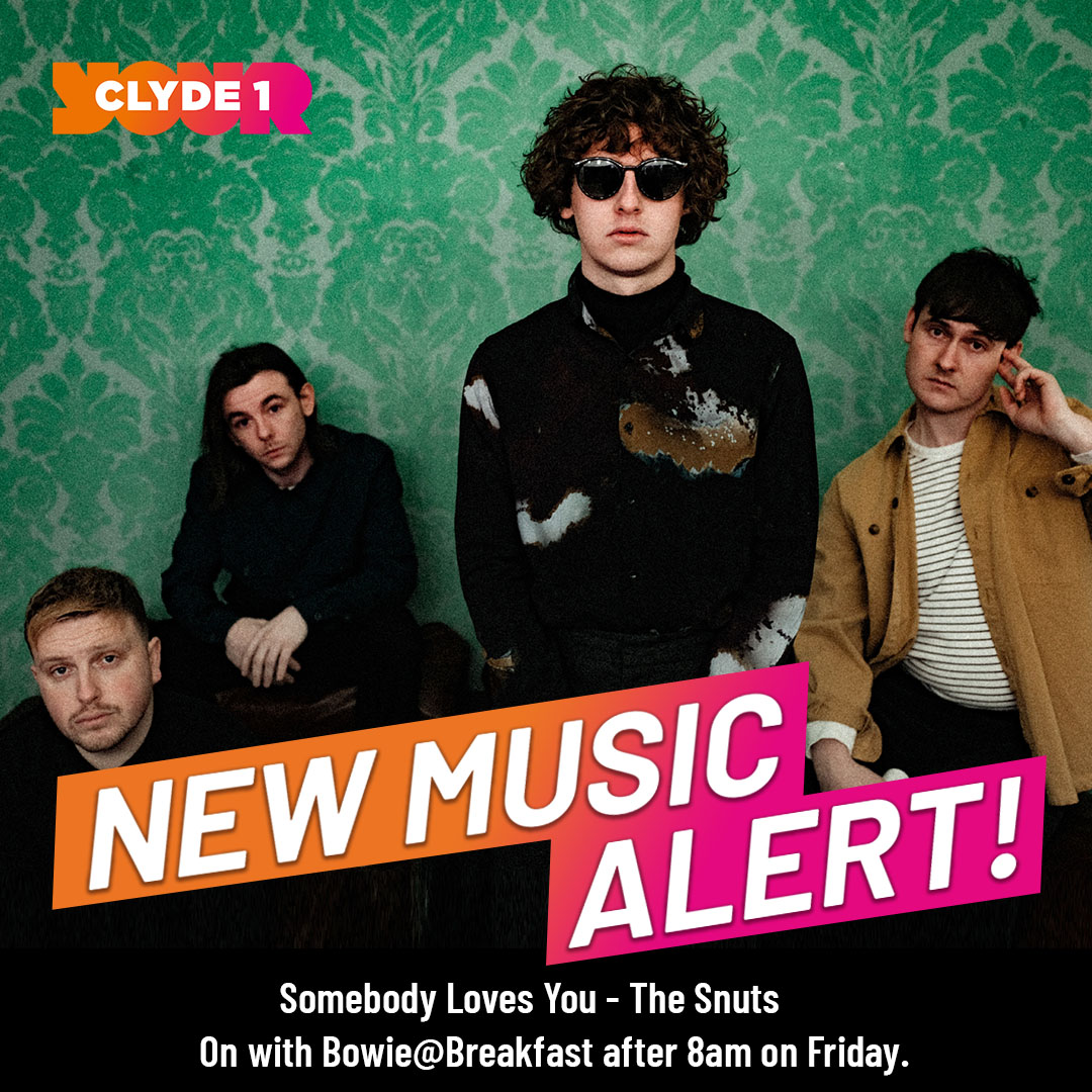 1025Clyde1's tweet photo. 🚨New music alert 🚨 - we're now playing @TheSnuts brand new single ‘Somebody Loves You’. Tune in tomorrow morning to catch the guys chatting to Bowie@Breakfast 📻🎶 https://t.co/u3c767VUGb