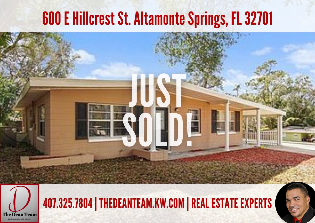 TheDeanTeamRE's tweet photo. We were so happy to help our clients close on this property! Looking to buy or sell real estate? https://t.co/4lqWSJIsNz

#thedeanteam #qualityservicewithasmile #kellerwilliams #realtor #realestate #homesweethomebyzee #buy #sell #invest #orlandorealestate #orlandofl #centralfl https://t.co/2mUq7tJ5ck