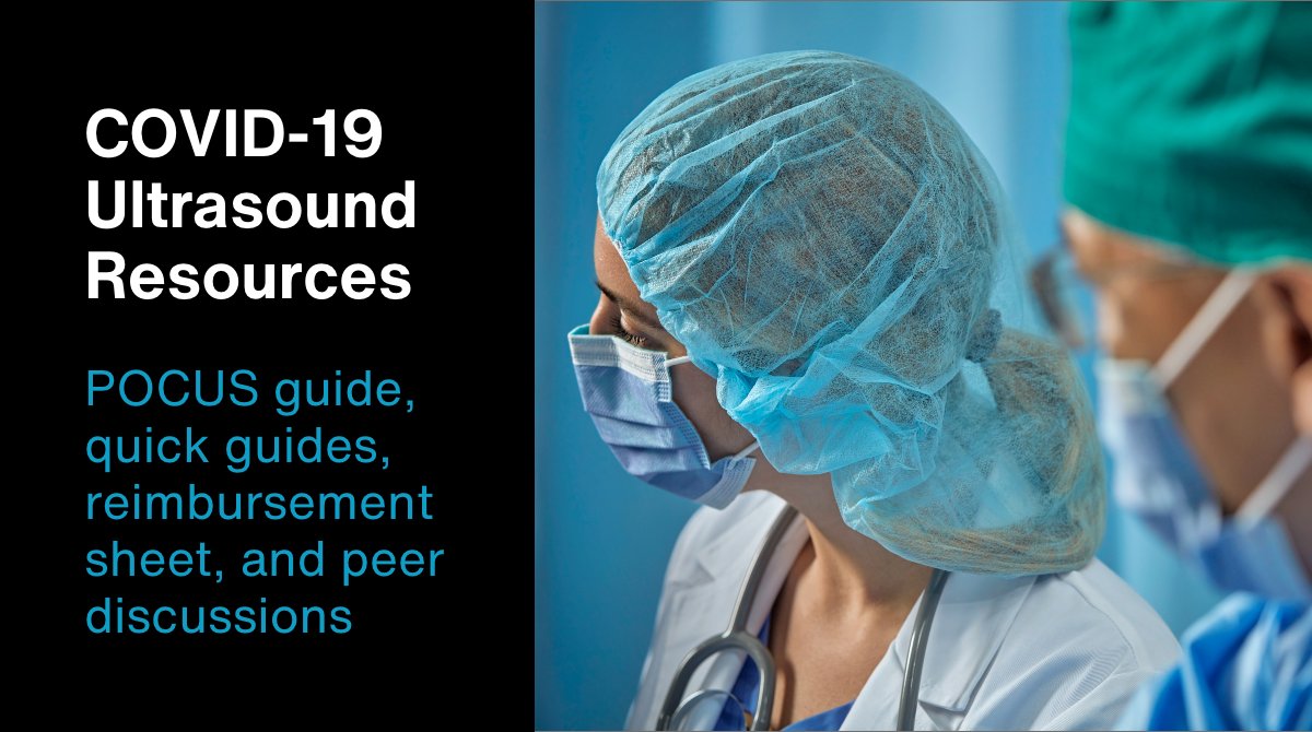 Sonosite's tweet photo. Our #COVID19 Resources Page is filled with valuable information. Includes COVID-19 #POCUS Guide, COVID-19 Lung Quick Guide, reimbursement sheet (U.S. only), as well as learnings from other physicians. Click here: https://t.co/y7NndL2QPp 

 #POCUSforCOVID https://t.co/w8kxVLC1C4