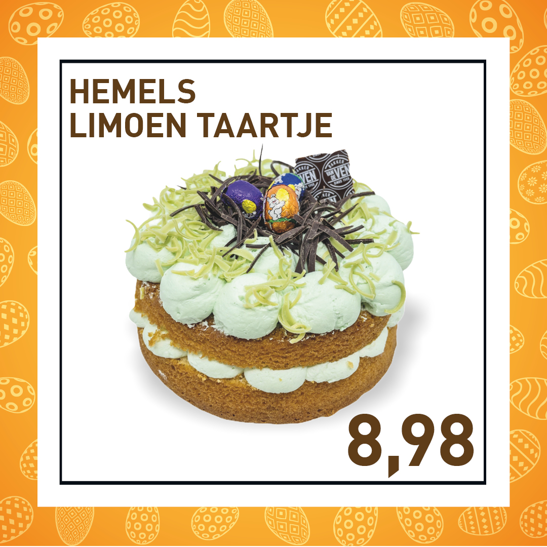 👨‍🍳 Een taartje van heerlijke malse laagjes cake, aardbeienconfiture en limoen bavarois. Bestel direct online in de webshop webshop.bakkervandeven.nl 
⚠️Bestellen voor Pasen kan tot uiterlijk 1 april 22.00 uur ⚠️