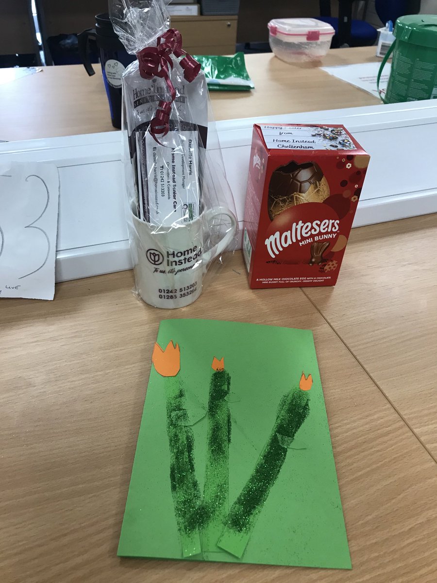 welshkunoichi's tweet photo. #HappyEaster #EasterEggs ⁦@Comm_NursesGlos⁩ #Cheltenham #ILC we had these #Beautiful Easter eggs and cards delivered to us today ⁦@GlosHealthNHS⁩ thank you @HomeInstead10 https://t.co/EekJoBQ9mk