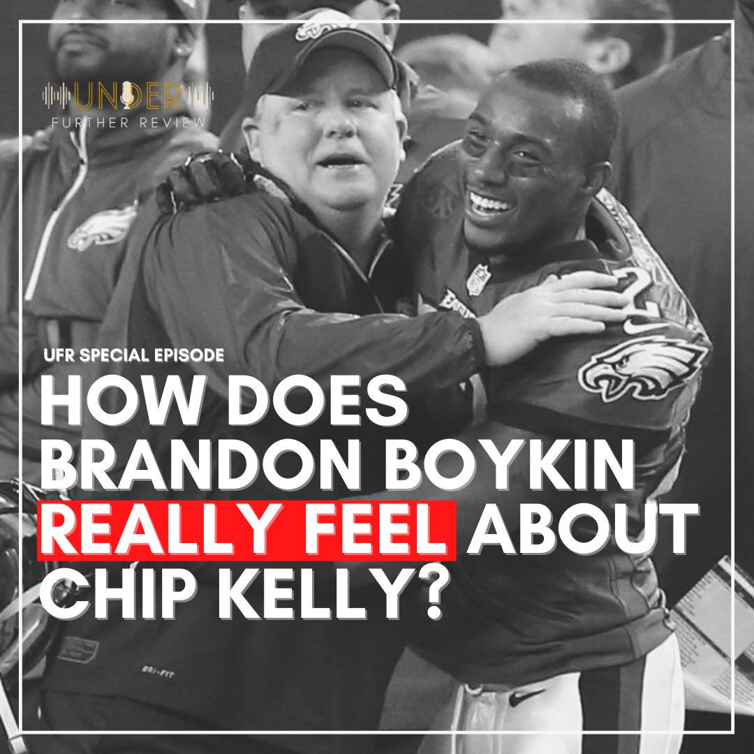 ufrpod's tweet photo. How does @brandonboykin REALLY feel about former Philadelphia Eagles coach Chip Kelly?! Find out in our craziest episode of Under Further Review yet!! Exclusively on YouTube. https://t.co/vHFD7XkYP2 https://t.co/b4gIZmEZd9