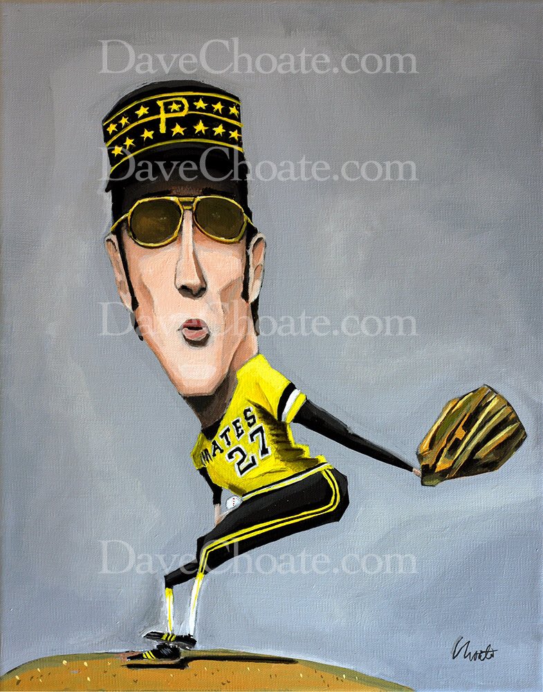 DaveChoate's tweet photo. NEW Painting. Pittsburgh Pirates, Kent Tekulve. #1979worldseries #pittsburgh #pirates #pittsburghpirates #kenttekulve #wearefamily #baseball #openingday #OpeningDay2021 #70sbaseball Prints available at https://t.co/4NCASu7PzU https://t.co/je1KSariDb
