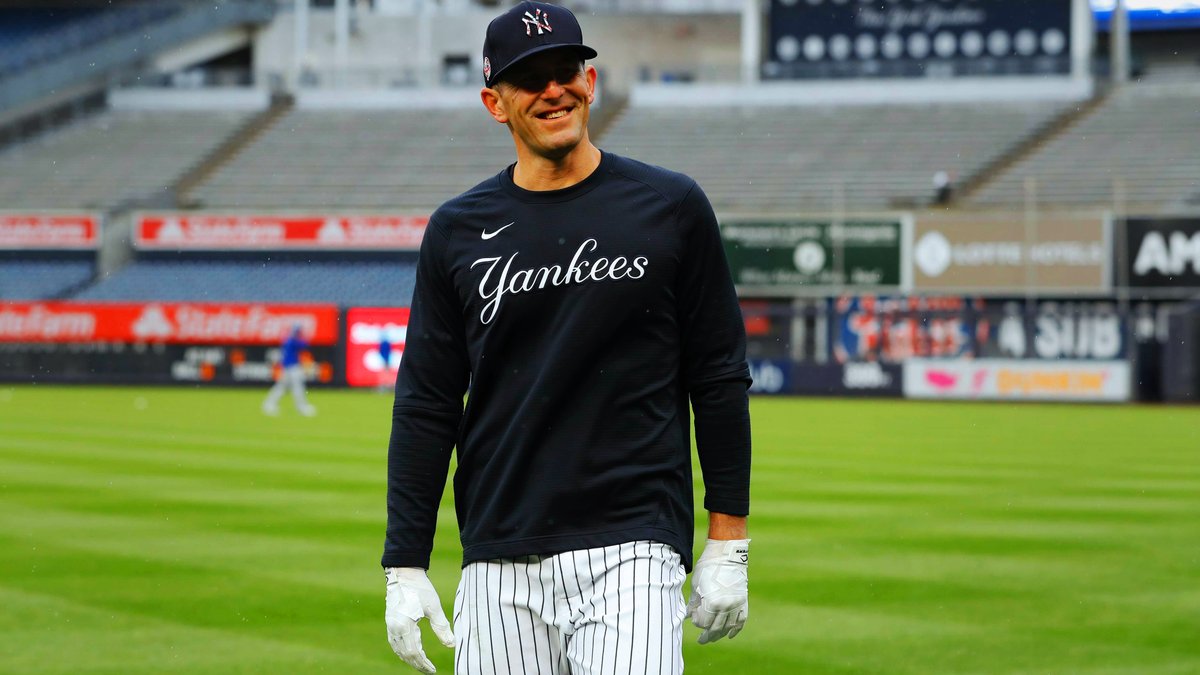 Yankees's tweet photo. First game feels 😁 https://t.co/Me5WcQt5DU