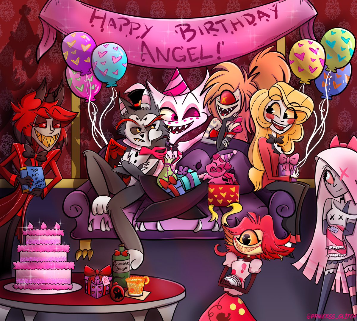 訳有】Hazbinhotel Happy Birthday Angel プロモ Hazbin Hotel Trading