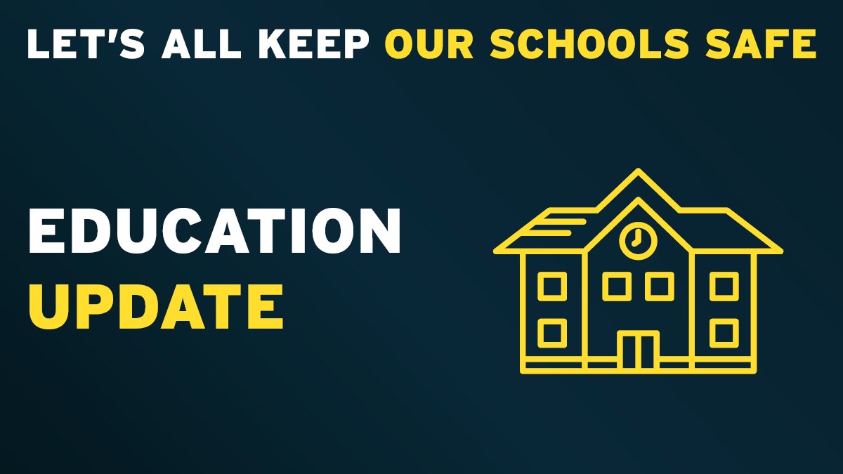 Education_NI's tweet photo. All pupils will return to school after the Easter holidays. This follows a review during the Executive today.  
The Education Minister said the remaining students in years 8 to 11 will resume face-to-face teaching from 12 April. https://t.co/EFSCO4E3aU https://t.co/elBKy6yswQ