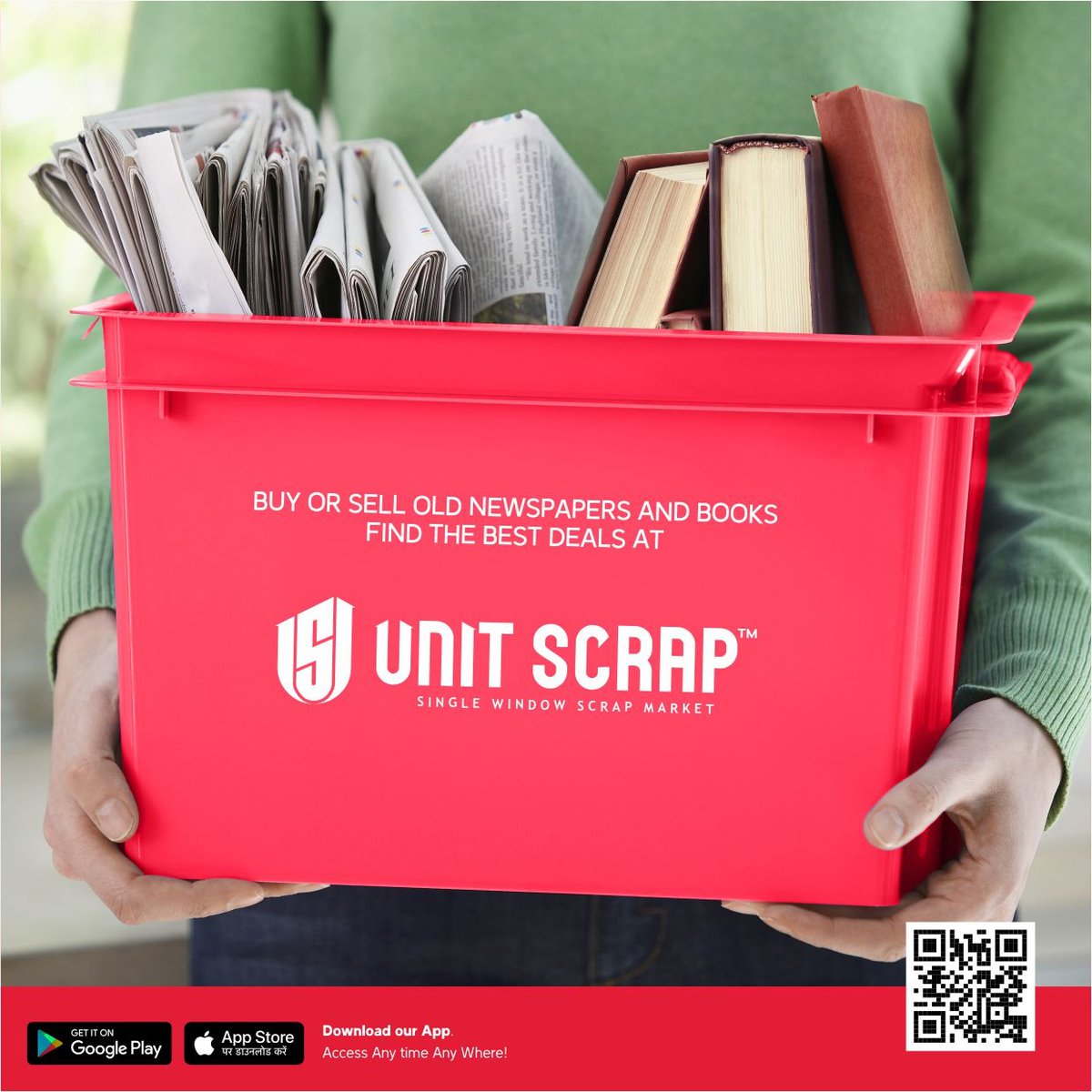 UnitScrap's tweet photo. Want to buy/sell old newspapers and books hassle-free and quick?
Check out https://t.co/LosFGpnqc6 for great deals and the best prices!
👇Download UNIT SCRAP app👇
Android: https://t.co/gvqtt392Uy
iOS: https://t.co/V7Vx84miI6

#UnitScrap #scraptradersandbuyers
#usedbooks https://t.co/GrkgjuDWh7