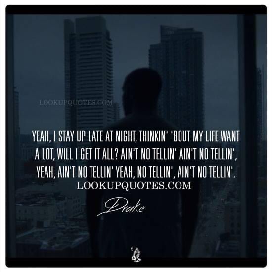 DrizzyDrake's tweet photo. Which song is this #DrakeQuote from? https://t.co/sHR89FR4g2