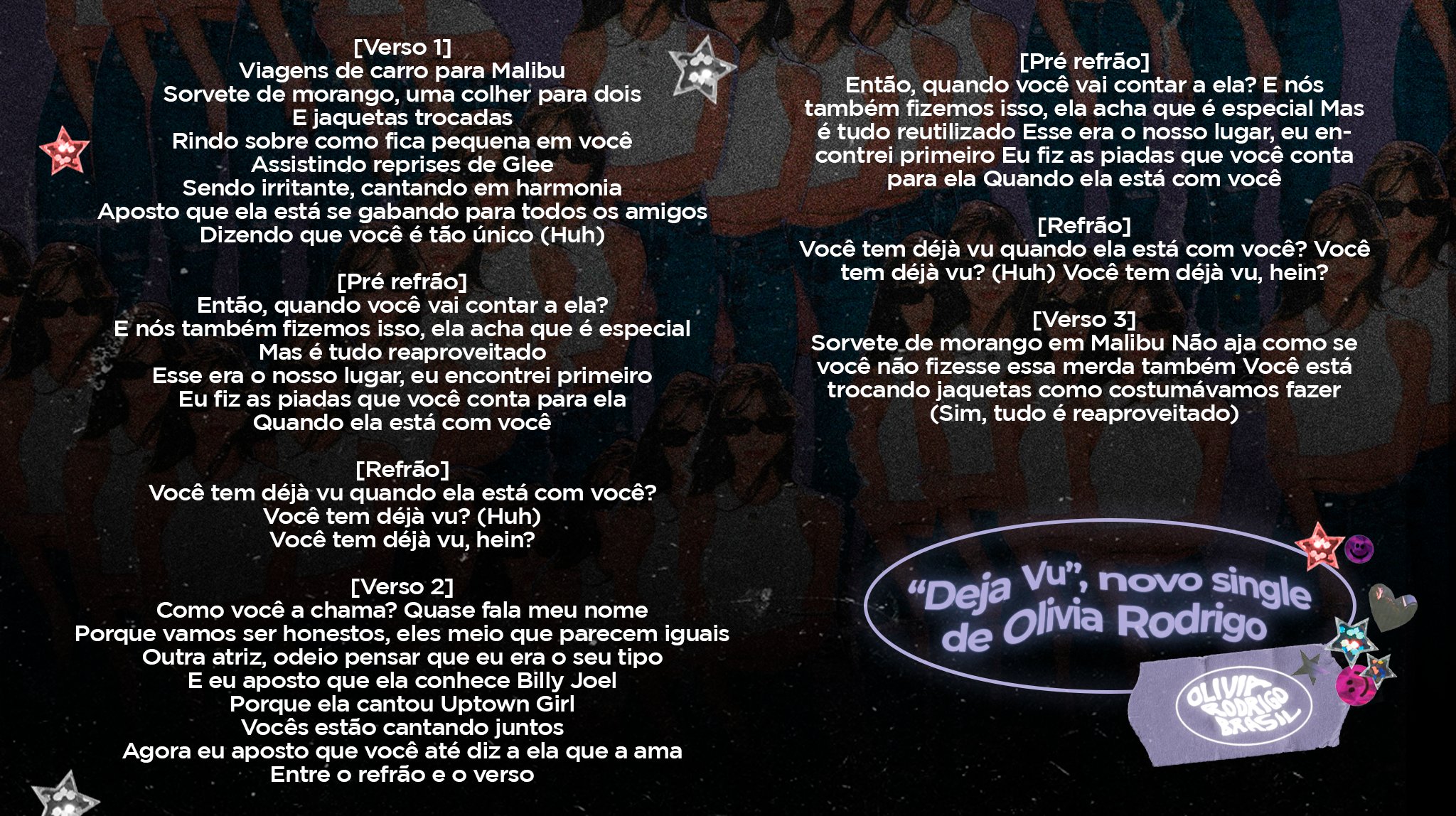 Olivia Rodrigo Brasil on X: Confira a letra e tradução da faixa