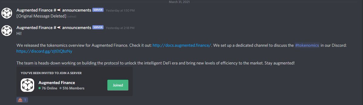 HermeticMando's tweet photo. @discord Banned Server keep trashing their $AGF scam on my #Discord.
How do I get rid of it!? $XNS #Insolar #AugmentedFinance
I just joined but I was not. I want to block it but I can't. https://t.co/baQ0WtNZTc