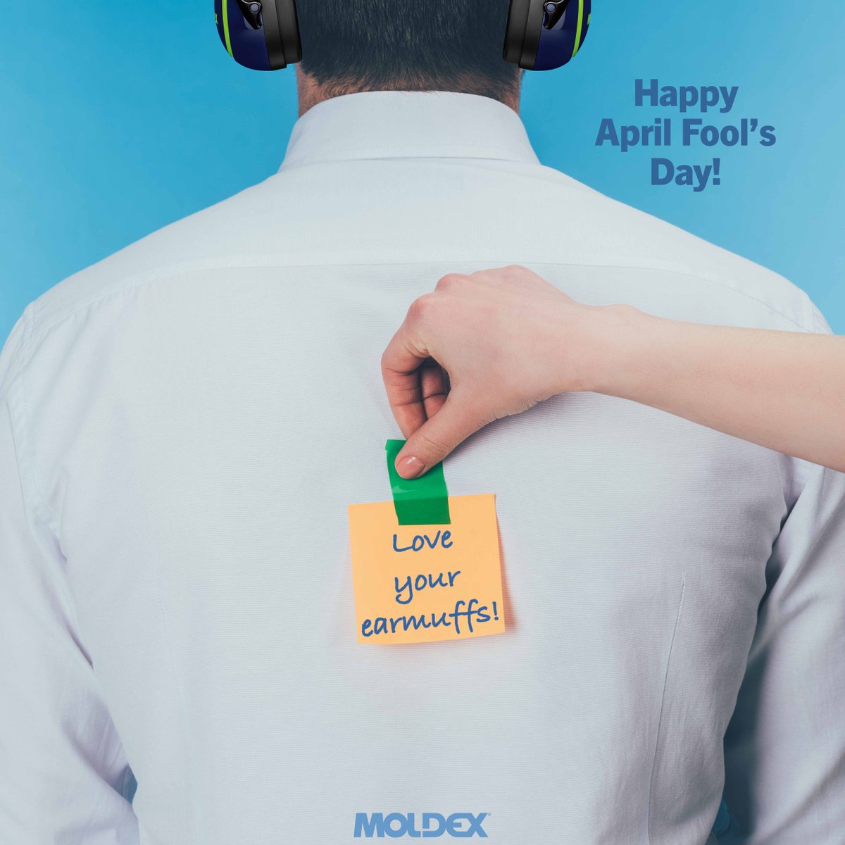 Moldex_Metric's tweet photo. Happy April Fools' Day! Keep staying safe out there!

#MOLDEX #IDEASTHATWEARWELL #HearingLoss #WorkSafety #safetyadvisor #safetyconsultant #safetyfirst #constructionsite #constructionzone #subcontractor #cladding #electrician #buildingsite #PVCFREE #safetyofficer #safetytips https://t.co/2KqDd1yUsV