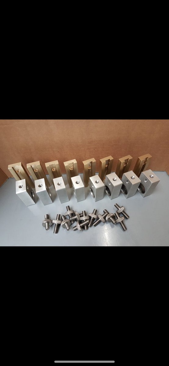jpceng's tweet photo. Adjustable dovetail bearing housings, all machined in house. https://t.co/DuJ85UwhqE