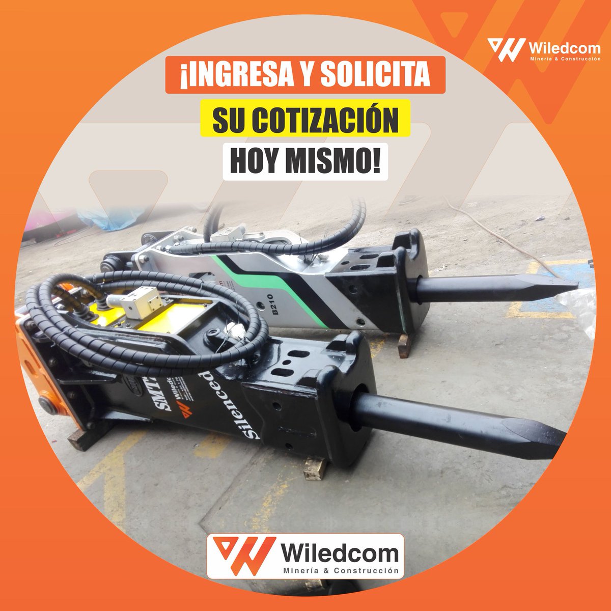 wiledcom's tweet photo. Visita nuestra web para encontrar los mejores #MartillosHidráulicos en alquiler y venta, con respaldo líder en todo el Perú♥ Ingresa aquí y solicita una cotización:  https://t.co/KRjTpYSVal
#Venta https://t.co/gyP6zc2juq
#alquiler  #martillos #hidraulicos https://t.co/M6T6g6Tx7z
