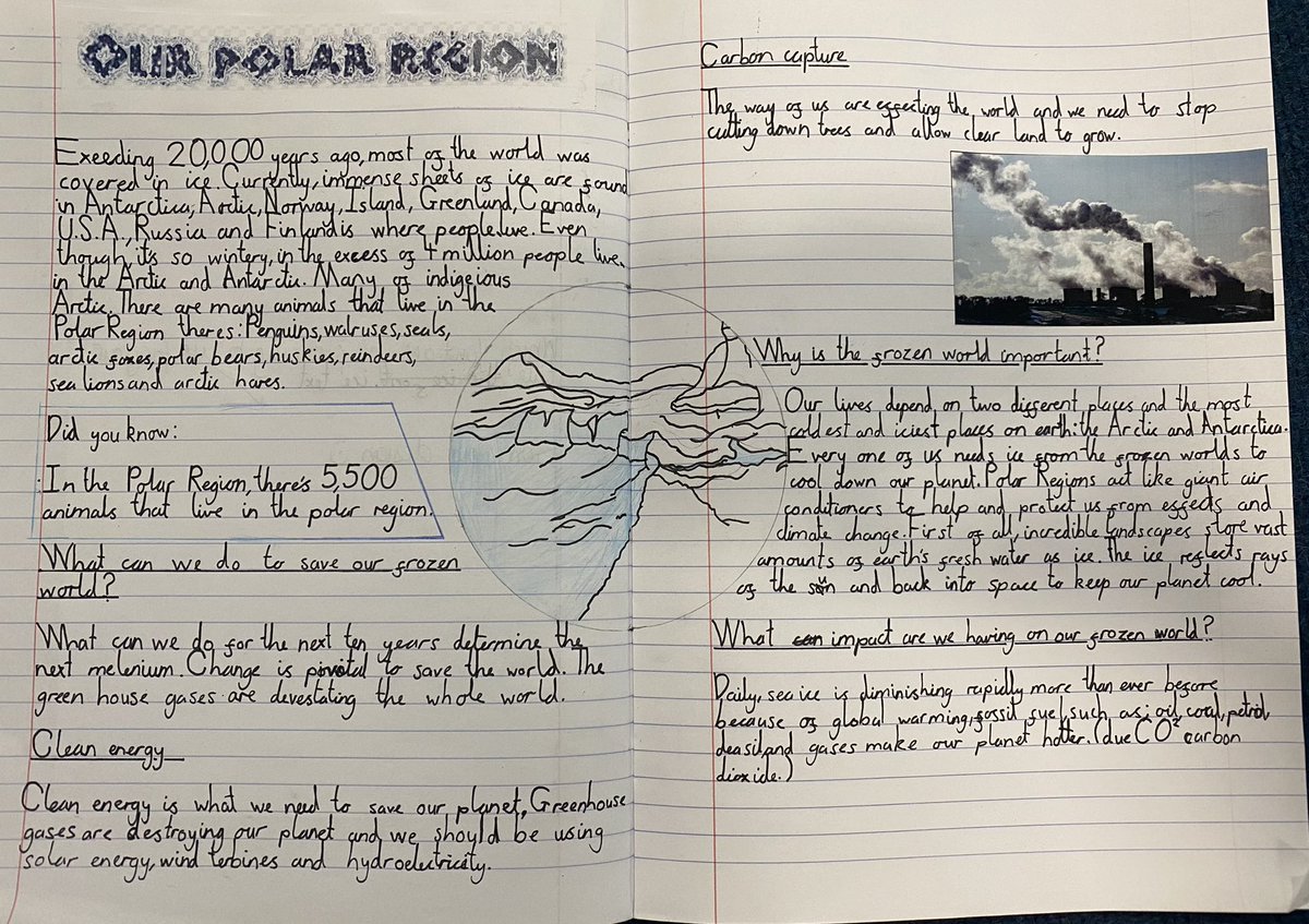 Feeling incredibly proud with the non-chronological reports Lions Class have written this week. I’m sure you’ll agree their layout devices make them so appealing for the reader! 😍 <a href="/CrescentPri/">Crescent Primary</a> #KS2writing #edutwitter #Y6 #KS2 #lovetowrite #GlobalWarming