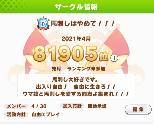 ウマ娘サークルメンバー募集中のtwitterイラスト検索結果 古い順