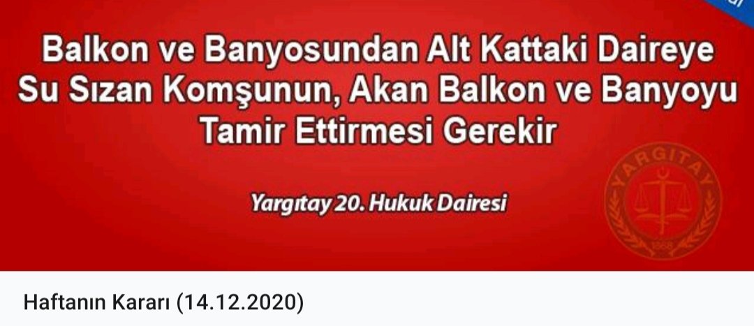 advocattist's tweet photo. Haftanın kararı(14.12.2020) https://t.co/oU9A7Ia4Ca