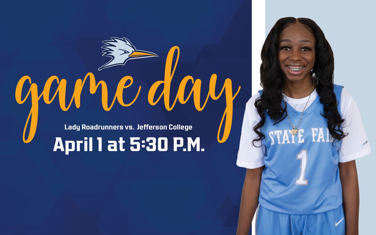 sfccmoAthletics's tweet photo. Cheer on the Lady Roadrunners at their last home game tonight by tuning into the livestream below. They play Jefferson College at 5:30 p.m. 
https://t.co/rLeu2vjXe1 https://t.co/W2HQhK78kN