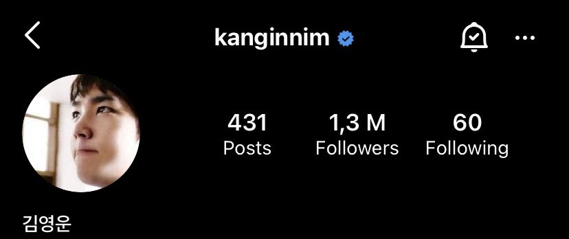 kanginnim's tweet image. 210402 Kangin changed his Instagram profile picture and name (from 강인 to 김영운)