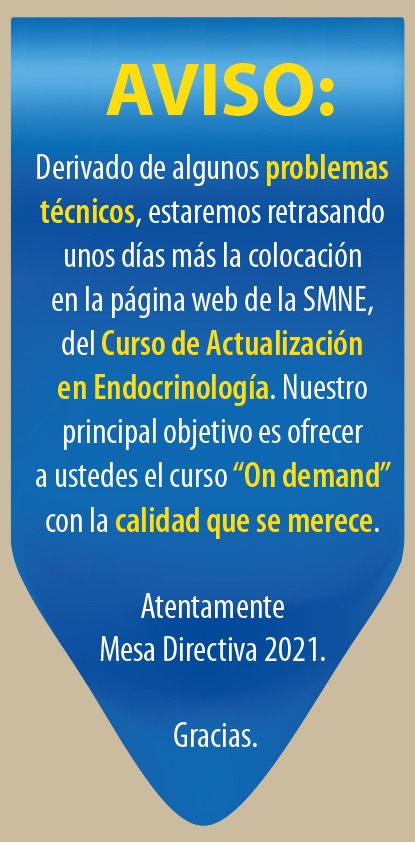 Sociedad Mexicana de Nutrición y Endocrinología (@smne_oficial) on Twitter photo 